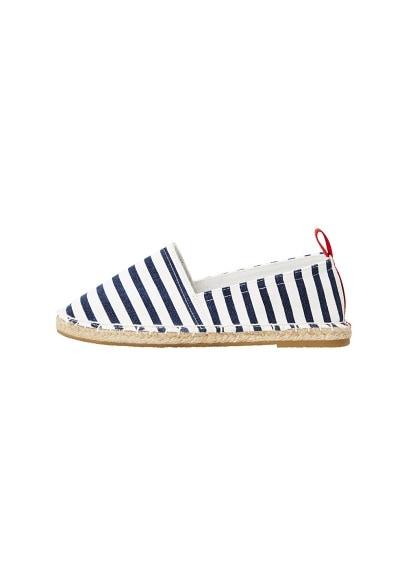 Mango Mango Unisex Striped Espadrille