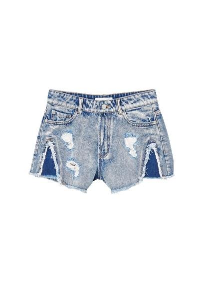 Mango Mango High-waist Denim Shorts
