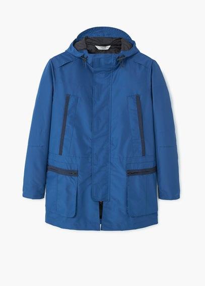 Mango Man Mango Man Technical Fabric Parka