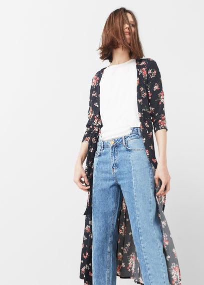 Mango Mango Floral Wrap Dress