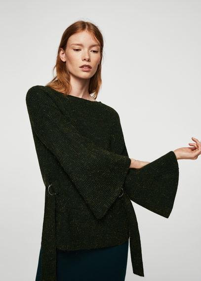 Mango Mango Metallic Thread Textured Sweater