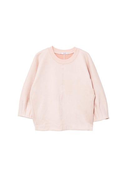 Mango Mango Suede Effect Sweatshirt