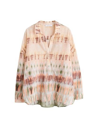 Violeta By Mango Violeta By Mango Tie-dye Blouse