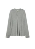 Mango Man Mango Man Slub Henley T-shirt