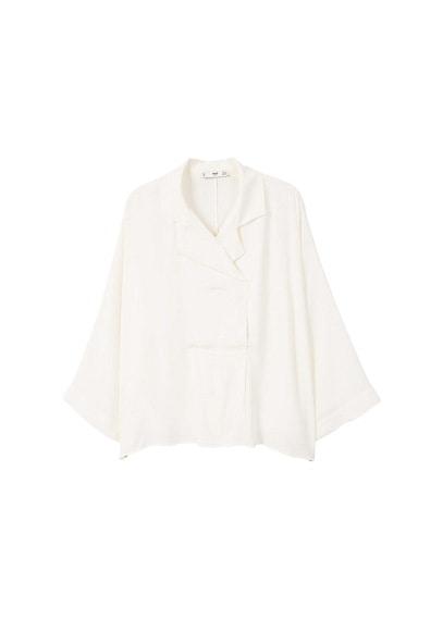 Mango Mango Lapels Flowy Shirt