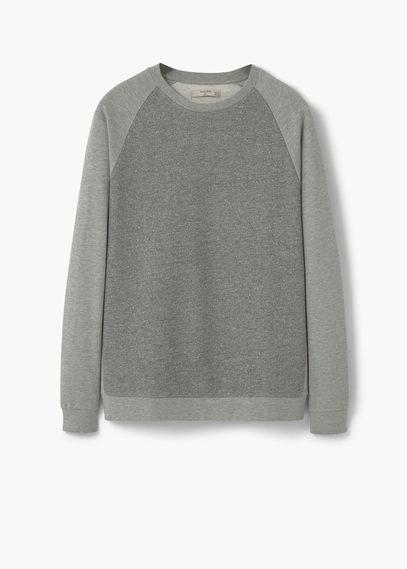 Mango Man Mango Man Long Raglan Sleeve Sweatshirt