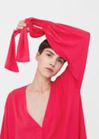 Mango Mango Tie-fastening Cuffs Blouse