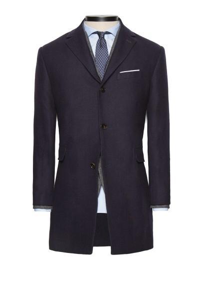 H.e. By Mango Premium Wool-blend Overcoat