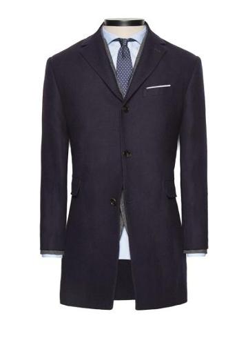 H.e. By Mango Premium Wool-blend Overcoat