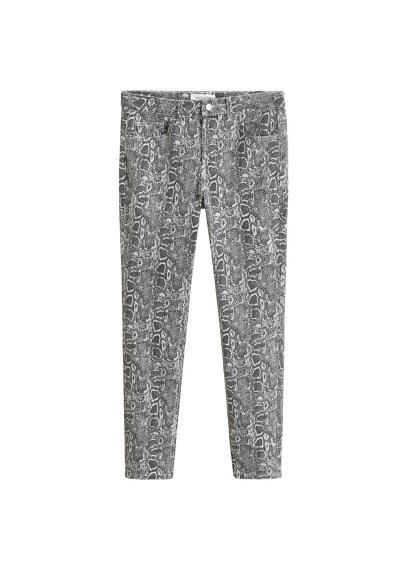 Violeta By Mango Violeta By Mango Snake Print Jeans