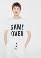 Mango Mango Game Over Cotton T Shirt