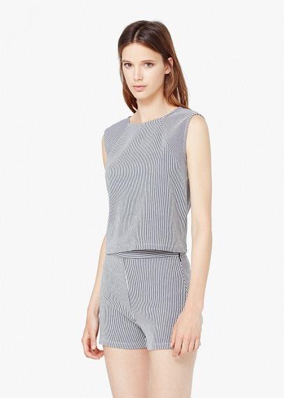 Mango Mango Striped Top