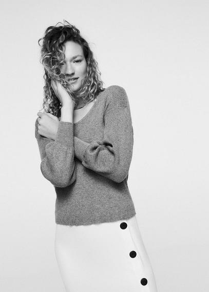 Mango Mango Choker Neck Jumper