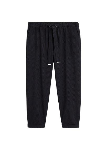 Violeta By Mango Violeta By Mango Chalk-stripe Pants