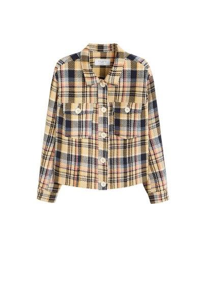 Violeta By Mango Violeta By Mango Check Tweed Jacket