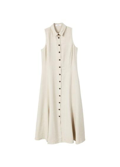 Mango Mango Flared Shirt Dress