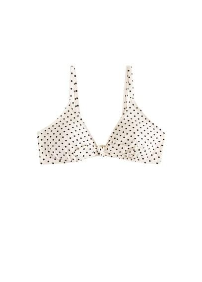 Violeta By Mango Violeta By Mango Dots Bikini Top