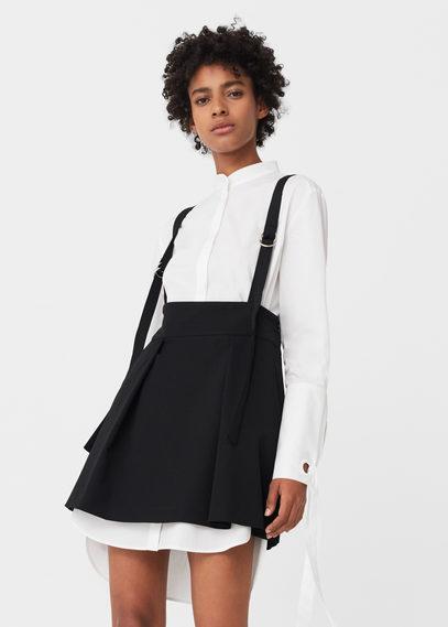 Mango Mango Flowy Pinafore Dress