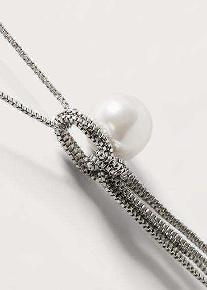 Violeta By Mango Violeta By Mango Pearl Pendant Necklace