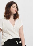 Violeta By Mango Violeta By Mango Contrasting T Shirt