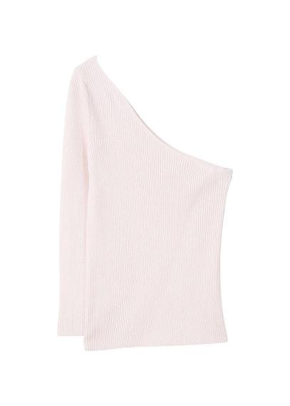 Mango Mango Ribbed Asymmetric Sweater