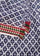 Mango Mango Contrast Trim Scarf