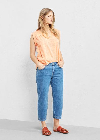 Violeta By Mango Violeta By Mango Floral Cotton Blouse