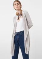 Mango Mango Metal Thread Cardigan