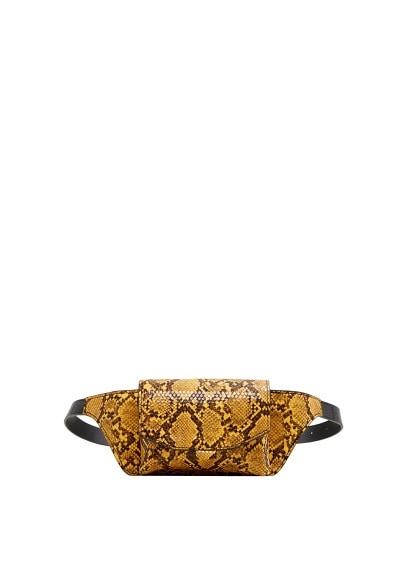 Mango Mango Snake-effect Belt Bag