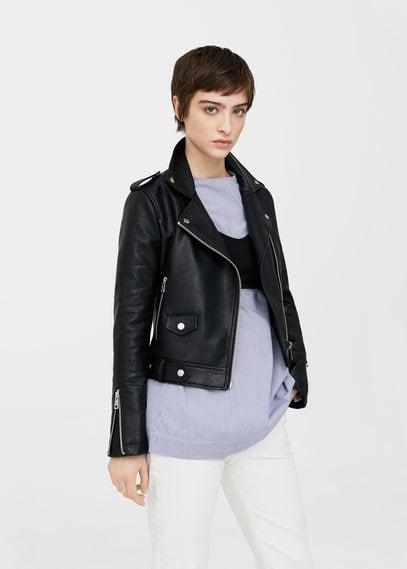 Mango Mango Appliqu Biker Jacket