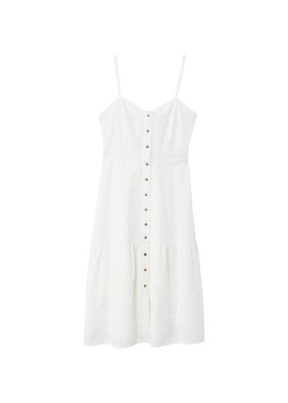 Mango Mango Knotted Openwork Dress