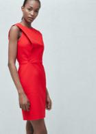 Mango Mango Cut-out Detail Dress
