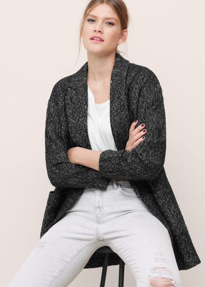 Violeta By Mango Violeta By Mango Flecked Wool-blend Blazer