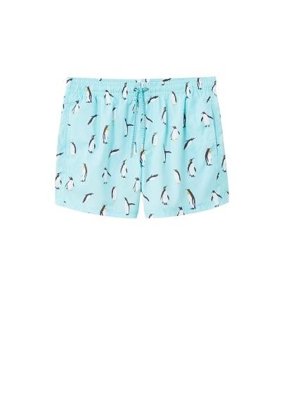 Mango Man Mango Man Penguin Print Swimsuit