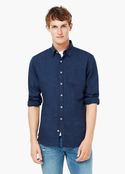 Mango Man Mango Man Slim-fit Flannel Shirt