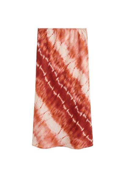 Mango Mango Tie-dye Midi Skirt