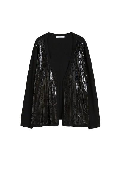 Violeta By Mango Violeta By Mango Sequin Cardigan