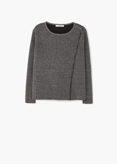 Mango Mango Metal-thread Linen-blend Cardigan