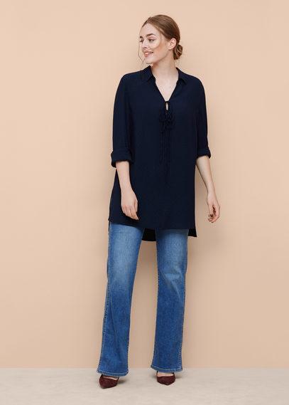 Violeta By Mango Violeta By Mango Textured Flowy Blouse