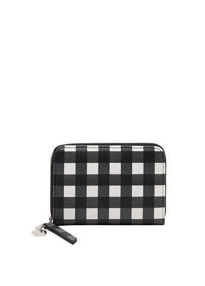 Mango Mango Gingham Check Wallet