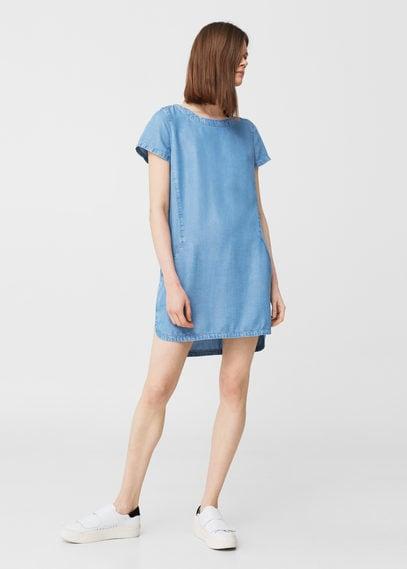Mango Mango Tencel Denim Dress