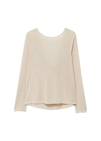 Mango Mango Scoop Back T-shirt