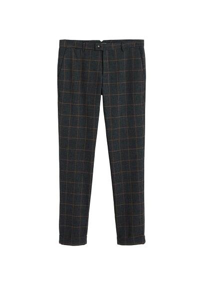 Mango Man Mango Man Regular-fit Mixed Structure Trousers