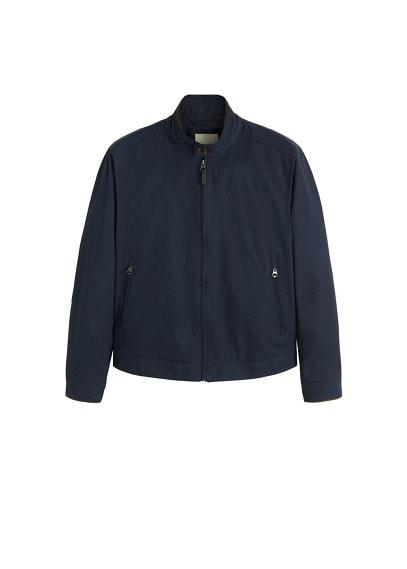 Mango Man Mango Man Elbow-patched Cotton Jacket