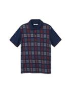 Mango Man Mango Man Checked Design Polo Shirt