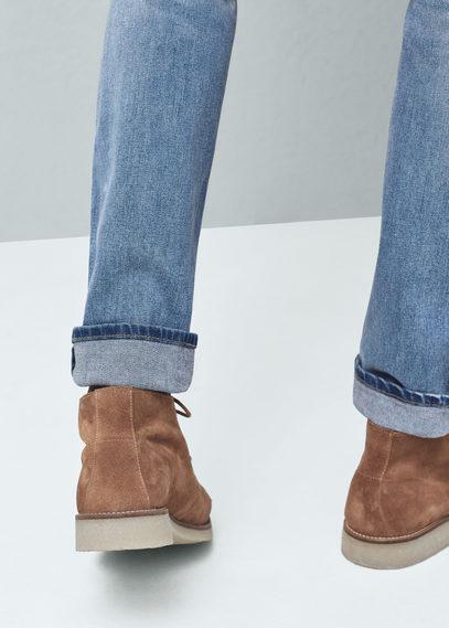 Mango Man Mango Man Slim-fit Light Wash Tim Jeans