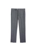 Mango Man Mango Man Micro Print Regular-fit Suit Trousers