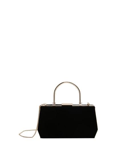 Violeta By Mango Violeta By Mango Chain Velvet Bag