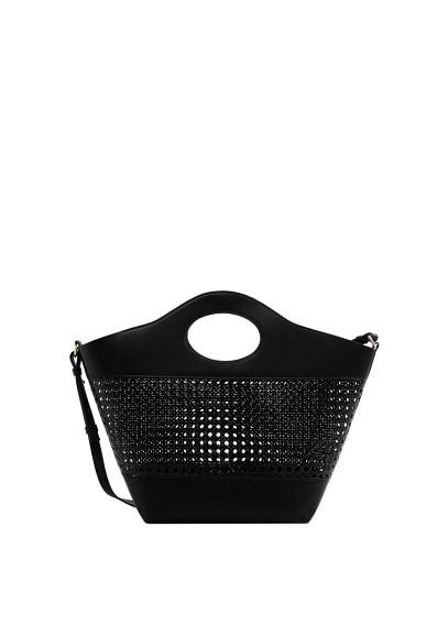 Violeta By Mango Violeta By Mango Laser-cut Shopper Bag