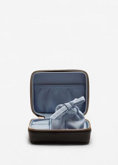 Mango Mango Saffiano-effect Jeweler Purse